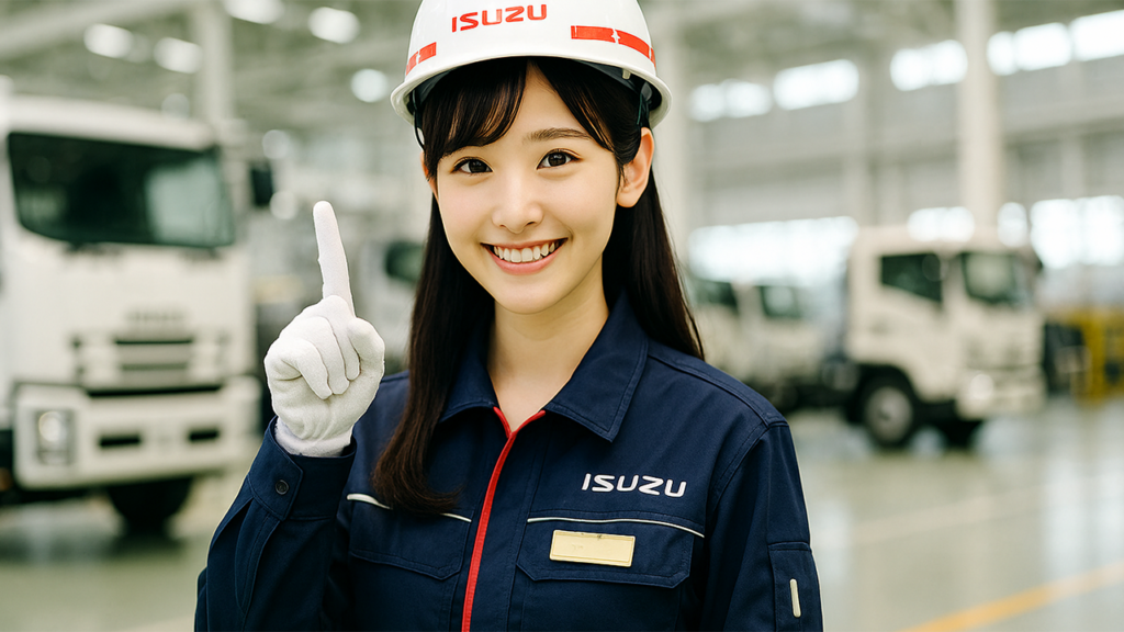 いすゞ期間工の女性