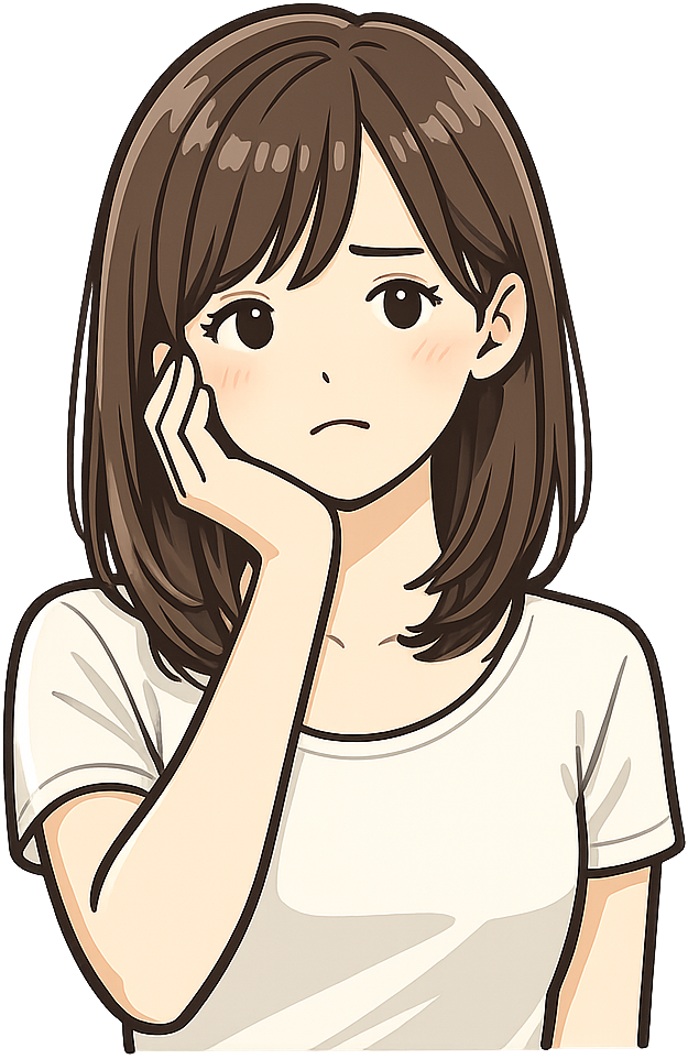 悩んでいる女性