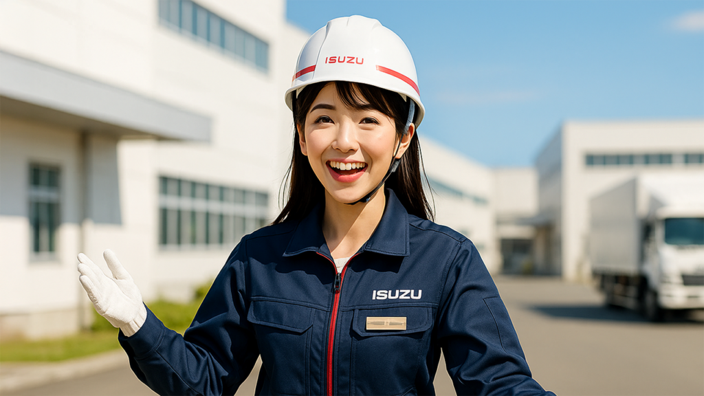 いすゞ期間工の女性