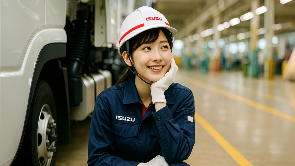 いすゞ期間工の女性