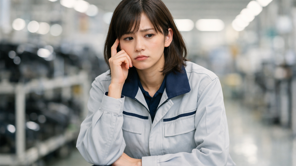 内浜化成期間工の女性