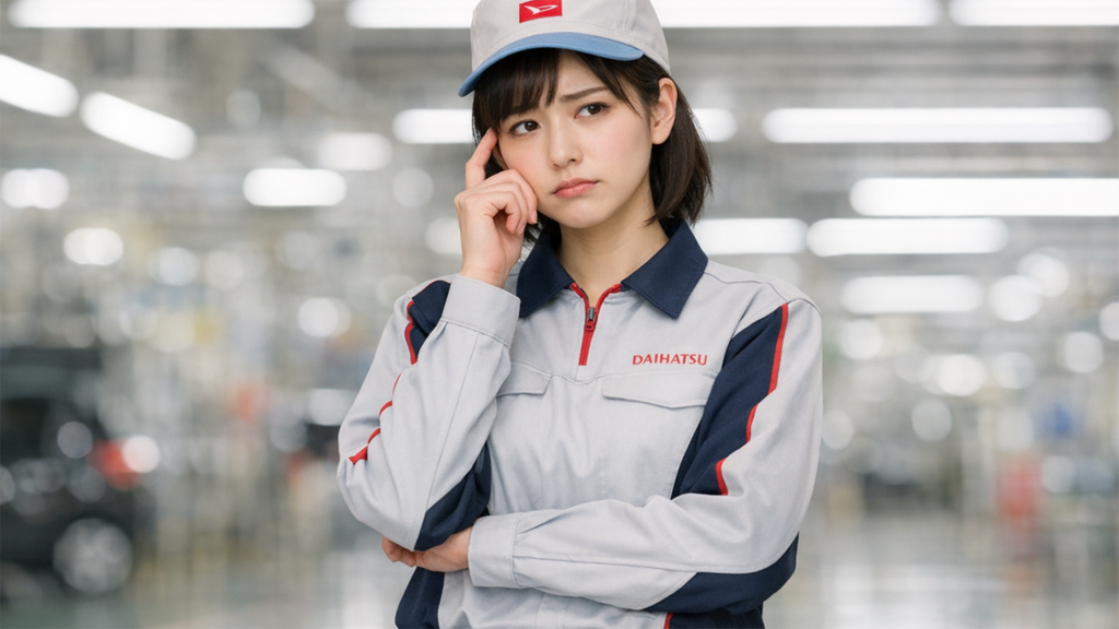 ダイハツ期間工の女性