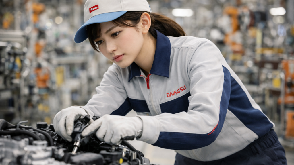 ダイハツ期間工の女性