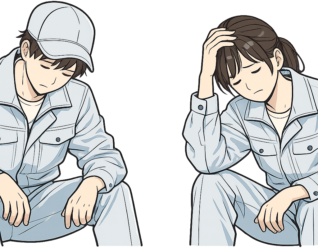 満了ごとに次を探す働き方に疲弊している期間工