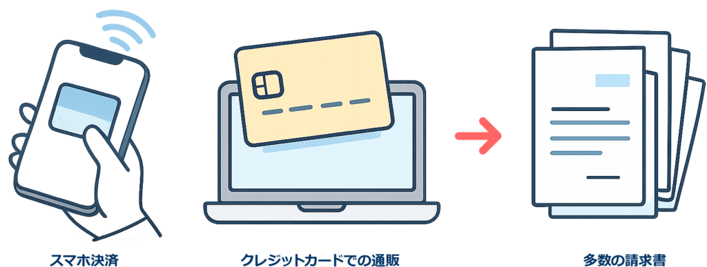 お金を使っている感覚が薄くなる例の図