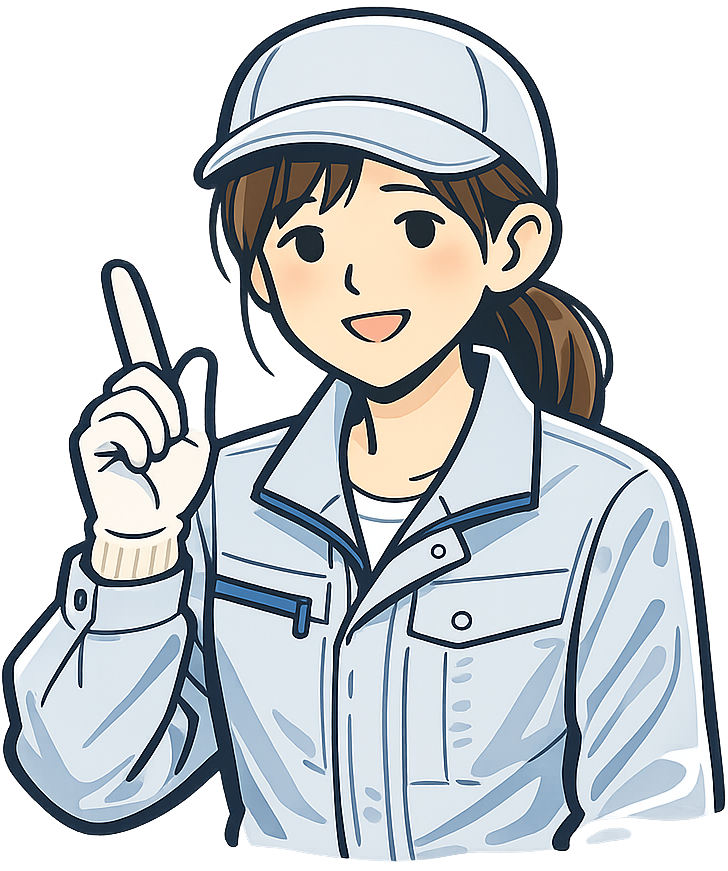 単純作業を苦にしにくい人のイラスト