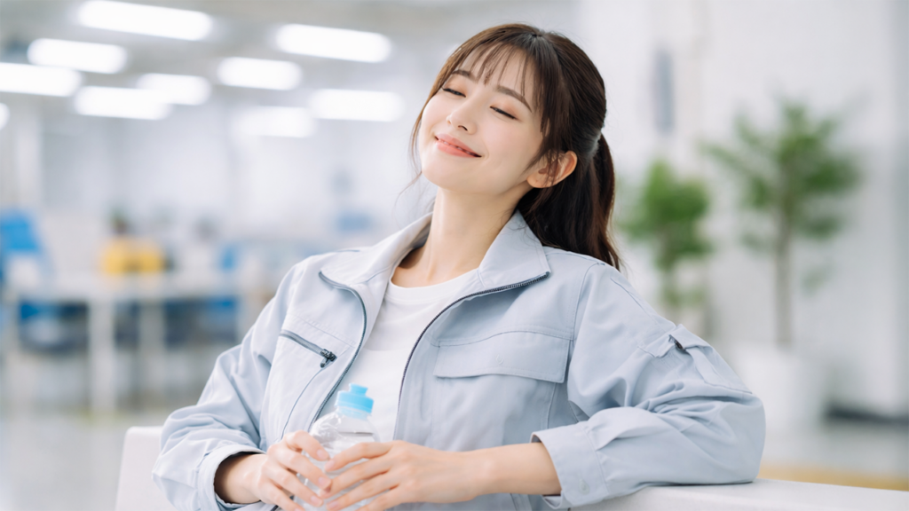 工場勤務の女性