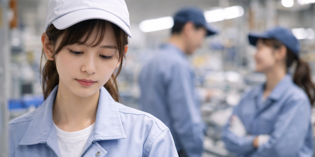 人間関係で部署の差が大きい様子