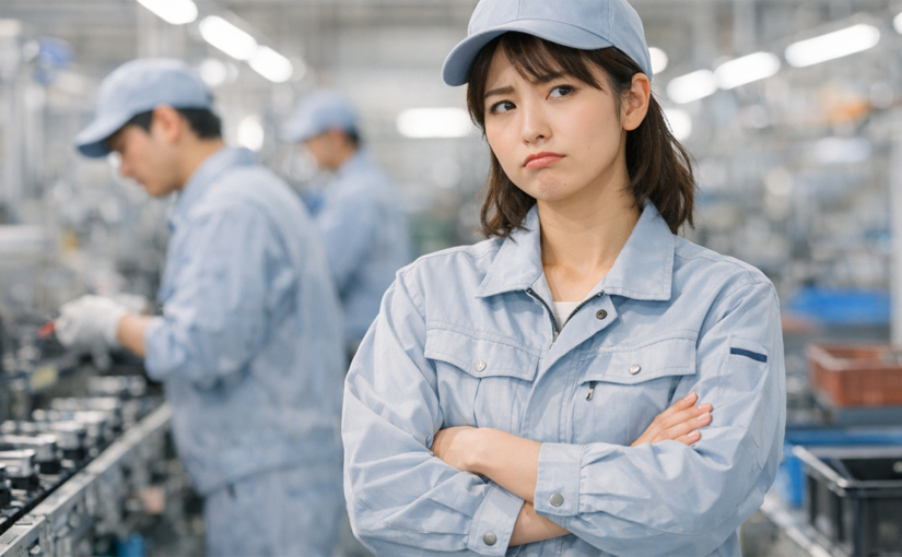 ライン作業が遅い人に悩む工場で消耗しない働き方