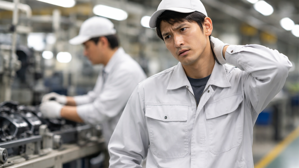 前工程が遅くて困っている期間工