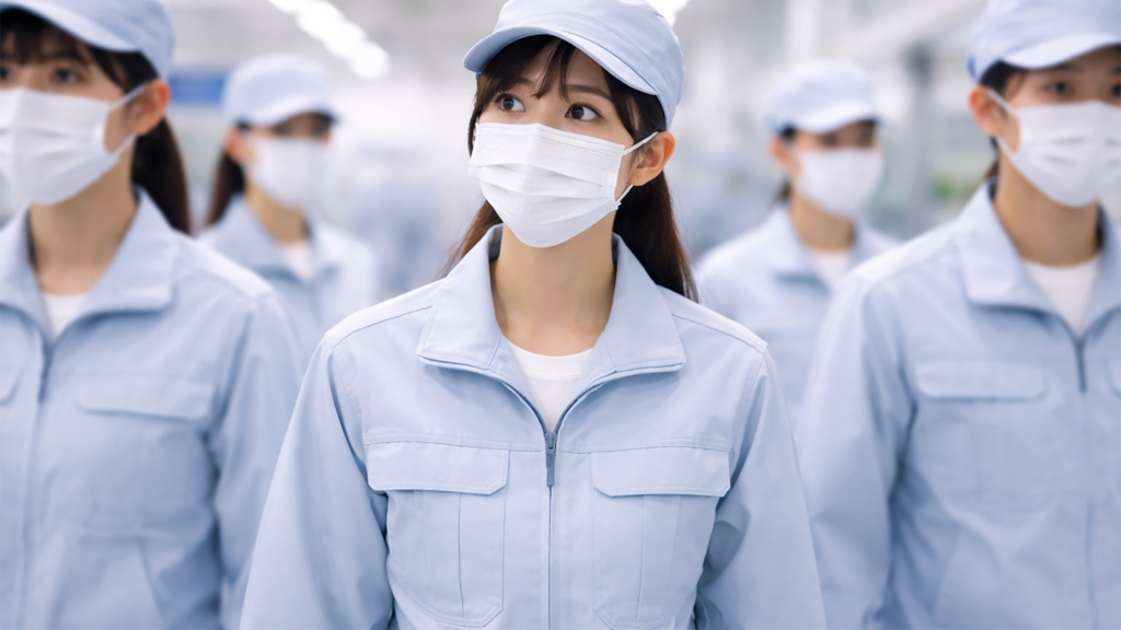 工場勤務のライン作業員