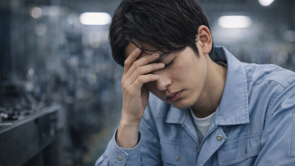 ストレスの限界を迎えた人