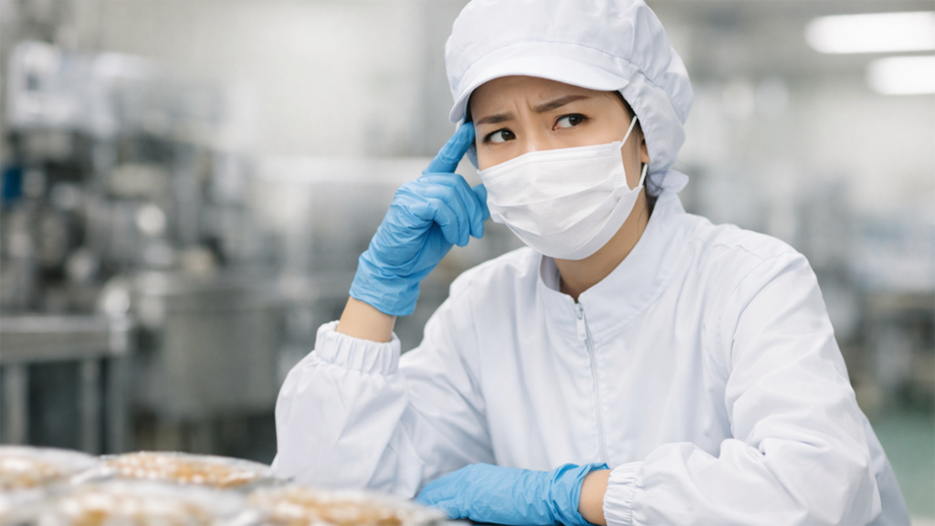 頭おかしいと感じる人がいる食品工場の人