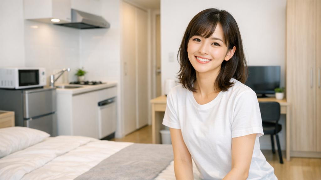 寮住まいのクボタ期間工の女性