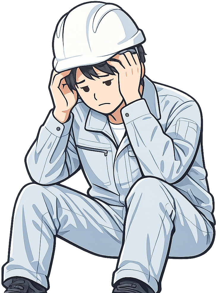 落ち込んでいる期間工