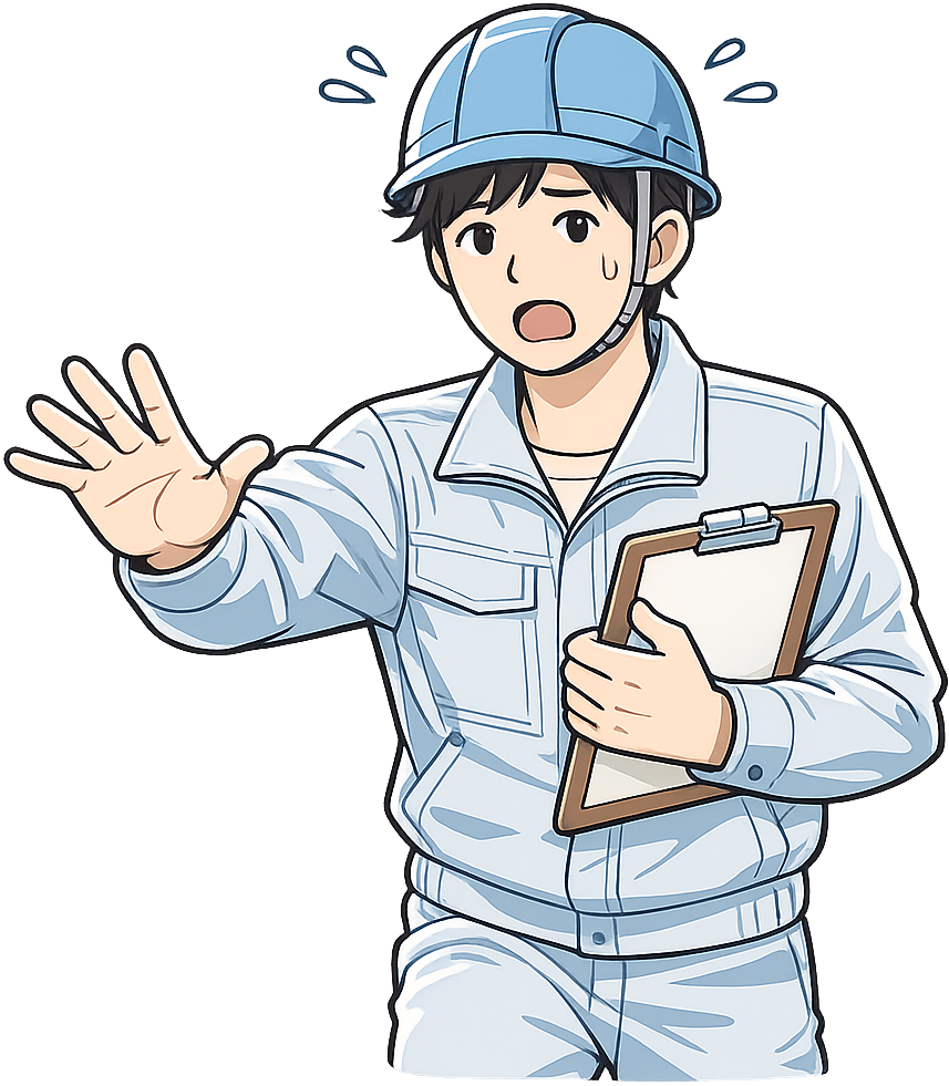 慌てている期間工