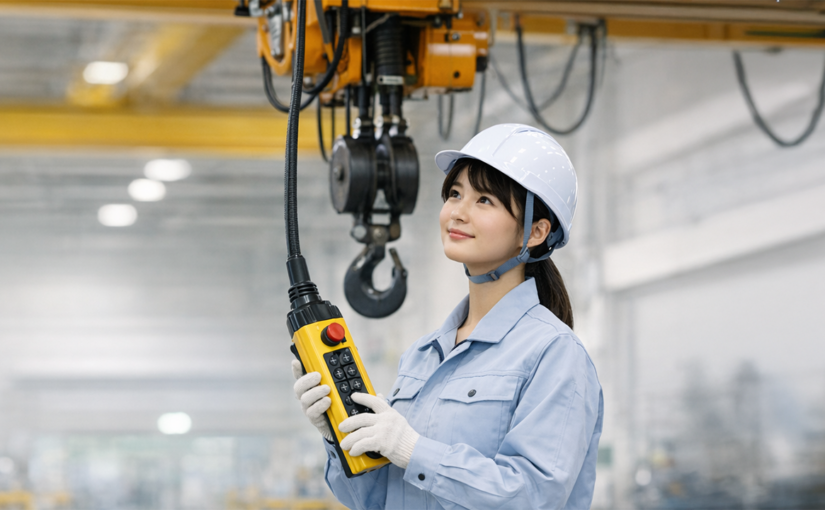 天井クレーンは資格がいらない？条件と講習を工場選びで見極める