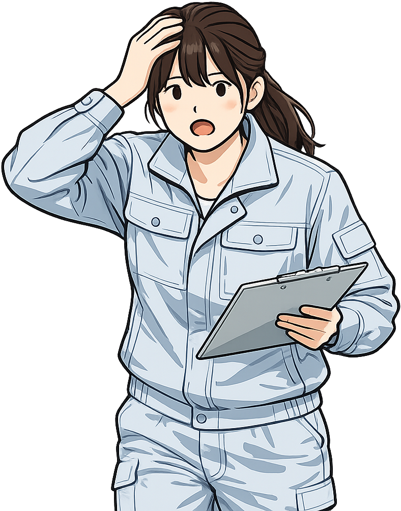 慌てている期間工