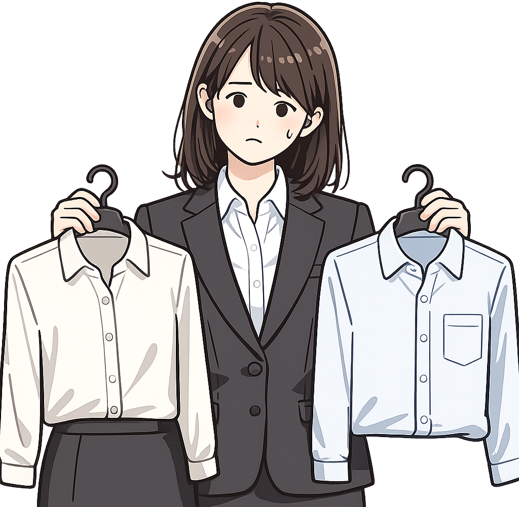 面接の服装に悩んでいる人