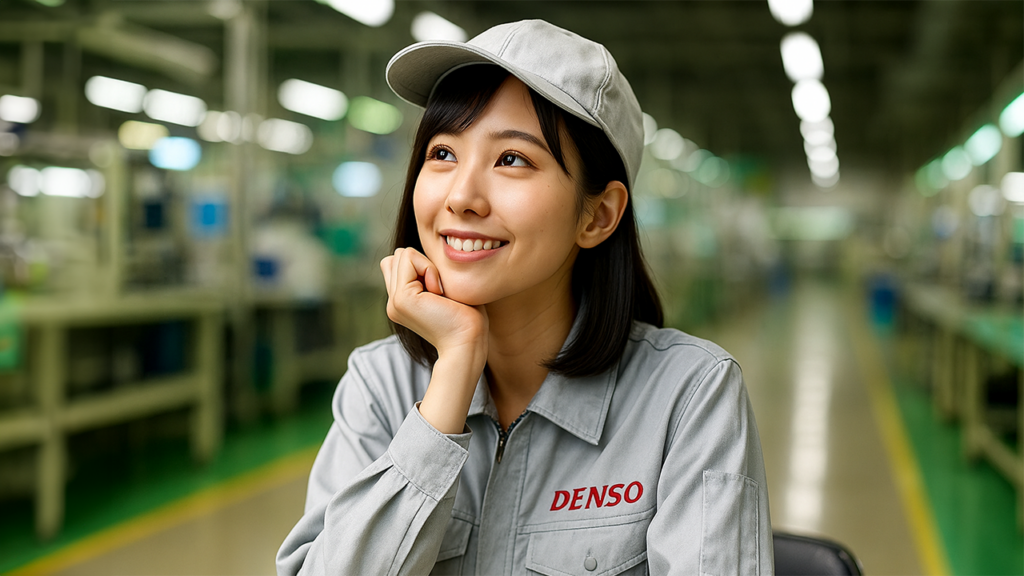 デンソー期間工から社員をめざす女性