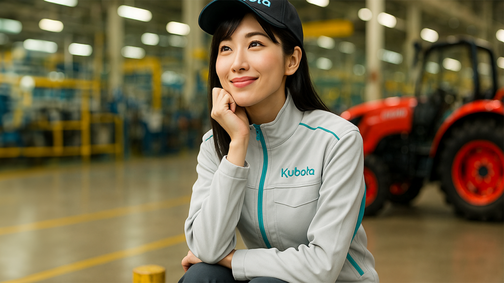 クボタ期間工で働いている女性