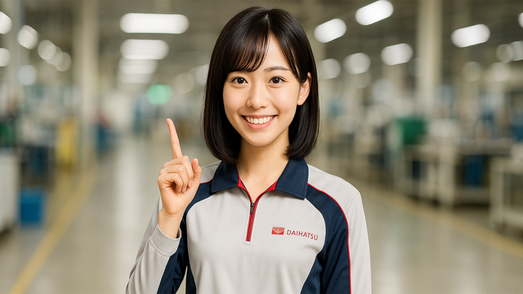 ダイハツ期間工で働いている人が説明