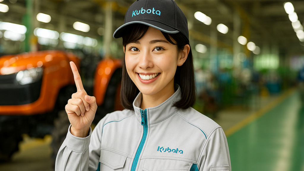 クボタ期間工の女性