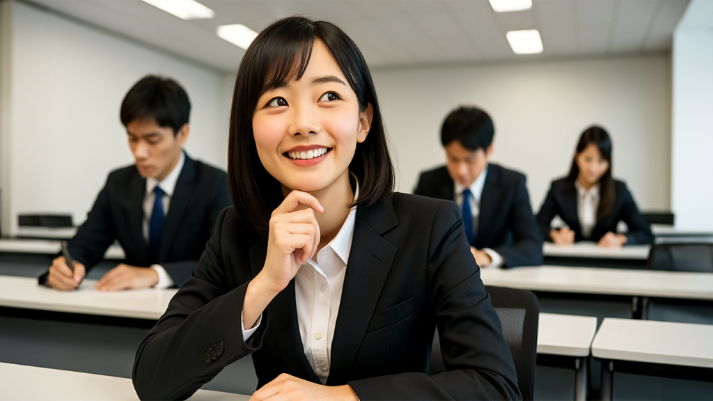 筆記試験の様子