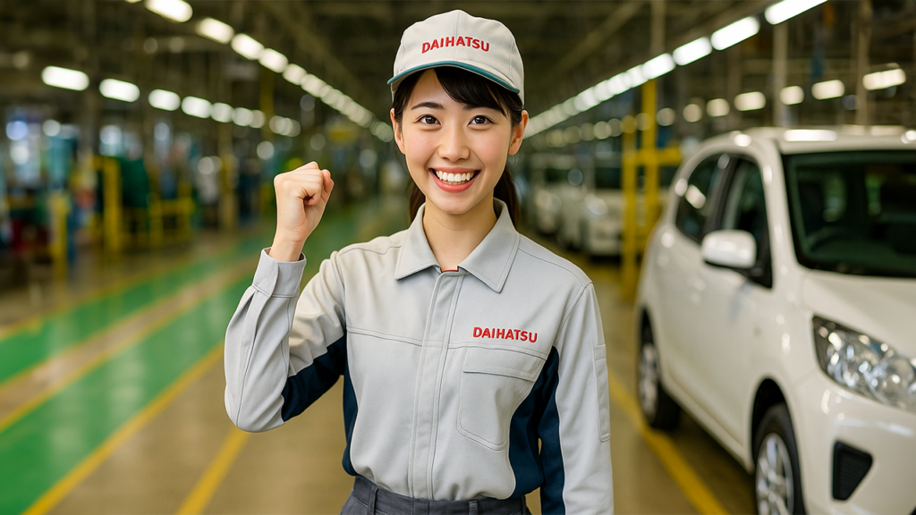 ダイハツ期間工の女性