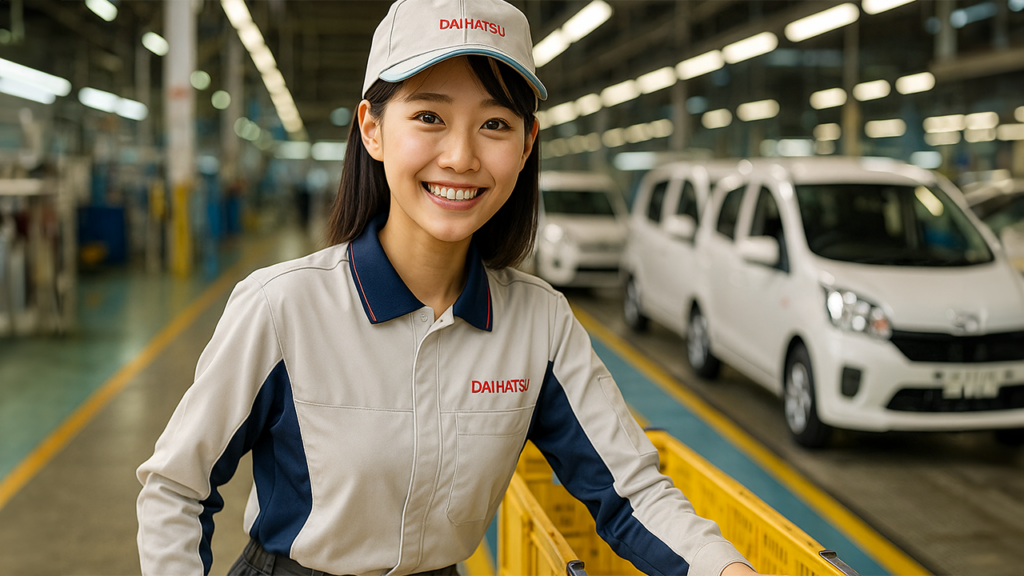 ダイハツ期間工の女性
