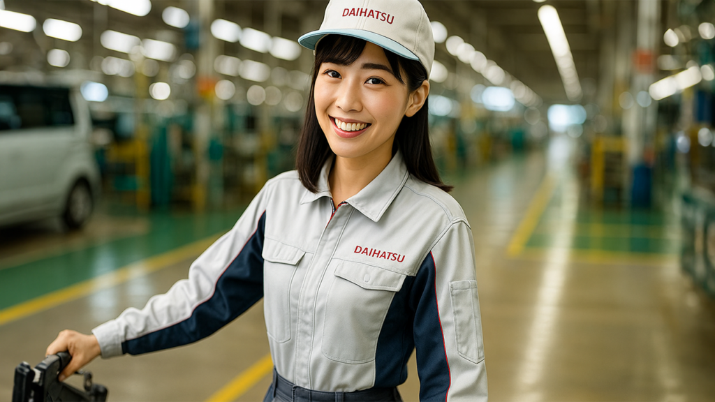 ダイハツ期間工の女性
