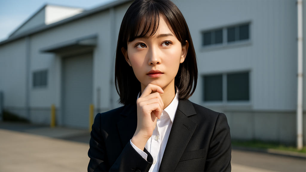 考えごとをしている女性