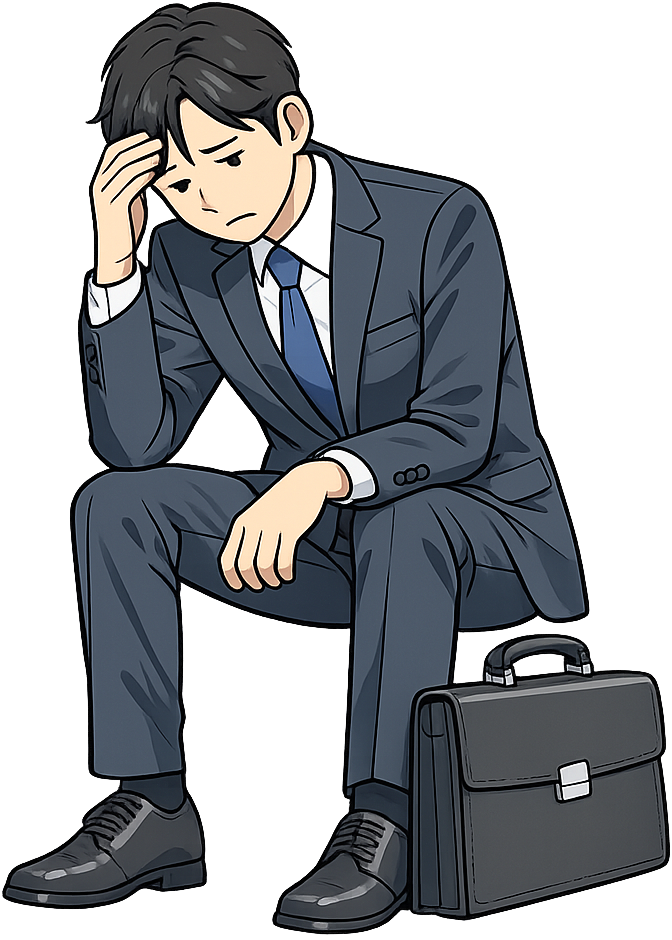 落ち込んでいる人