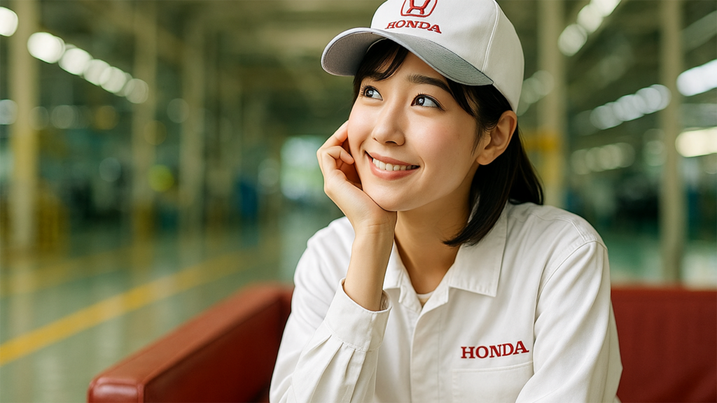 ホンダ期間工の女性
