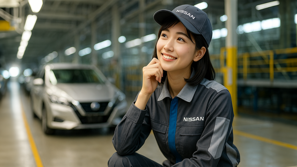 日産期間工の女性