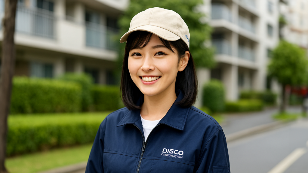 出勤する女性